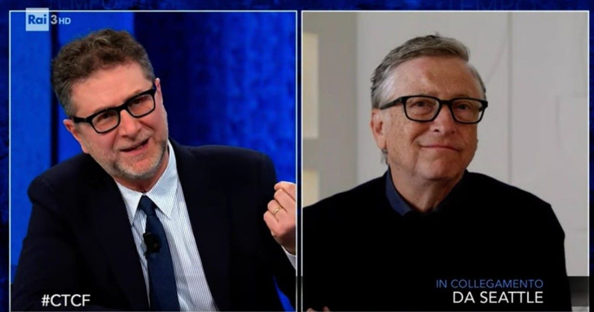 Che Tempo Che Fa, Bill Gates: “Non mi candiderò alla Casa Bianca. Non credo che sia il miglior uso delle cose che so fare”