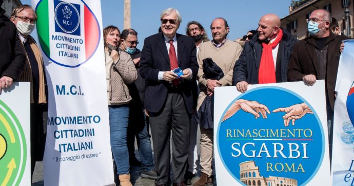 Vittorio Sgarbi si candida a sindaco di Roma. “Ora il centrodestra converga su di me”