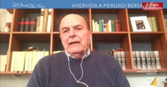 Copertina di Bersani a La7: “Bisogna fare subito un campo progressista con M5s e Pd altrimenti possiamo pure riposarci, così arriva la destra”