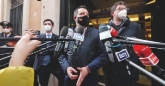 Copertina di Salvini, B. e Meloni: il governo Draghi ingrassa tutta la destra
