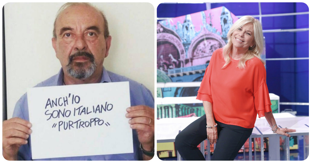 Rita Dalla Chiesa contro Vauro Senesi: “Cambia nazionalità così avremo un ‘italiano’ come te in meno”. Ma c’è un errore