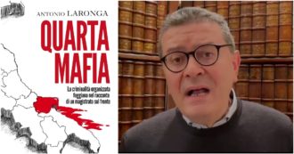 Copertina di “Quarta mafia”, il libro di Antonio Laronga che racconta la mafia foggiana: “L’organizzazione più feroce e violenta d’Italia” – Il booktrailer