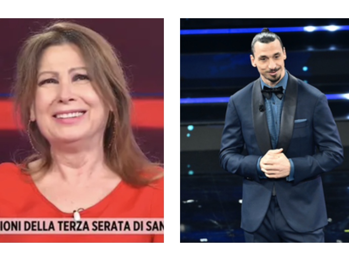Sanremo 2021, Rosanna Fratello: “Mi sono fatta la pipì addosso per Ibrahimovic”
