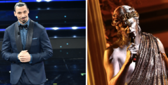 Copertina di Sanremo 2021, Achille Lauro risponde a Zlatan Ibrahimovic: “Non so se gli conviene mettermi nel garage di casa, perché poi…”