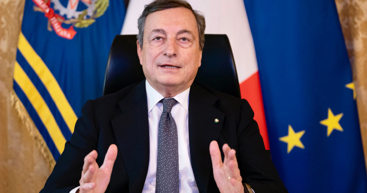 Draghi: “Nuovo peggioramento dell’emergenza, scelte meditate ma rapide. Con accelerazione dei vaccini via d’uscita non lontana. Dosi prima ai più fragili”