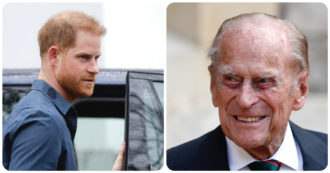 Copertina di Principe Filippo, Harry era stato richiamato a Londra “per dare al nonno l’ultimo saluto”. Ma non si è mosso dagli Usa