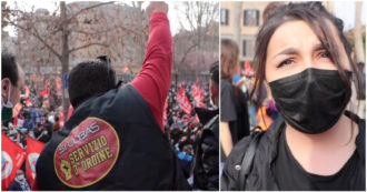 Sindacalisti arrestati e perquisiti dopo scioperi, lavoratori della logistica in piazza: “Prima della loro lotta contratti da 5 euro all’ora” – Video