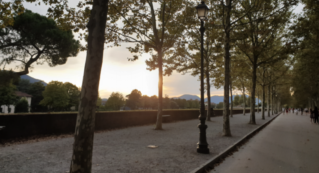 Copertina di Quattro passeggiate, il libro di Nanni Delbecchi restituisce la capacità di stupirsi. E il piacere di passeggiare