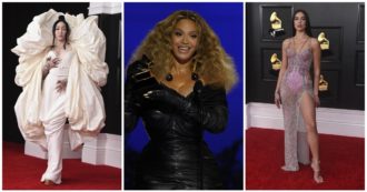 Copertina di Grammy Awards 2021, tutti i look sul red carpet (che si tinge di rosa): Beyoncé regina, Harry Styles idolo dei social – FOTO