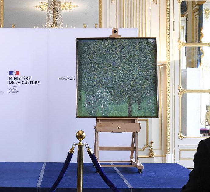 La Francia restituisce il quadro di Klimt trafugato dai nazisti alla famiglia ebraica austriaca vittima dell’Olocausto
