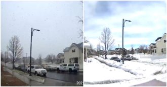 Copertina di La tempesta di neve in Colorado in meno di due minuti: così le strade vengono imbiancate. Il video in timelapse