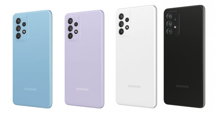 Samsung lancia i nuovi Galaxy A52, A52 5G e A72, con fotocamere da 64MP e schermi Super AMOLED