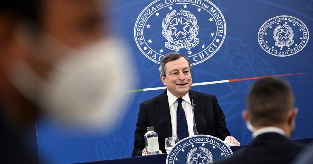 Governo, Draghi: “L’orizzonte temporale dell’esecutivo? Lo deciderà il Parlamento”