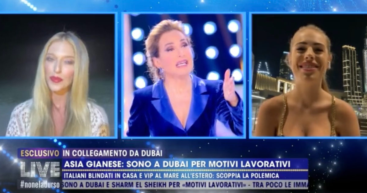 Live non è la D’Urso, i vip in vacanza all’estero: “A Dubai per un progetto di vita”. Luxuria sbotta: “Noi non possiamo andare dai genitori e loro così”