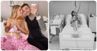 Copertina di Chiara Ferragni e Fedez, le foto in ospedale con la piccola Vittoria. Ma il dettaglio non sfugge ai fan: “Com’è possibile?”