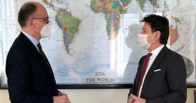 Il cantiere di Conte e Letta: pregiudiziale 5S su Renzi