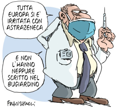 Copertina di La vignetta di Franzaroli