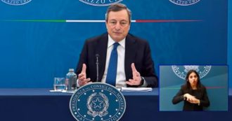 Copertina di Draghi: “Scuole fino alla prima media non sono fonte di contagio solo se rimangono tutte le altre restrizioni”