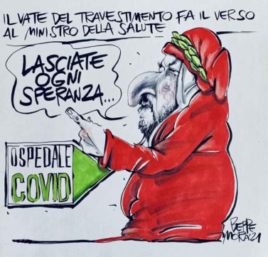 Copertina di La vignetta di Mora