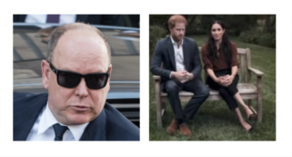 Copertina di Alberto di Monaco contro Harry e Meghan