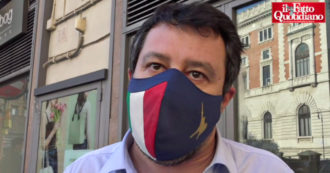 Copertina di Salvini: “Chiusure per tutto aprile? La bozza del decreto Covid non ci soddisfa, così è scelta politica e non scientifica”. E blinda Fontana