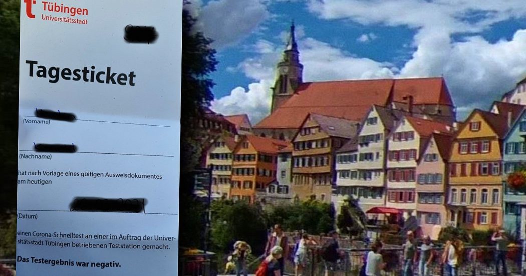 Tubinga, il progetto alternativo tedesco: tampone e ticket per girare liberamente in città per 24 ore. Ma l’incidenza è quadruplicata e il modello è già in crisi: “Troppe violazioni”