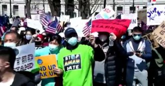 Copertina di New York, centinaia di persone in corteo dopo l’aggressione in strada a una donna asiatica