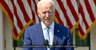 Copertina di Usa, Biden ammette: “La violenza armata è un’epidemia in questo Paese. E un imbarazzo internazionale”