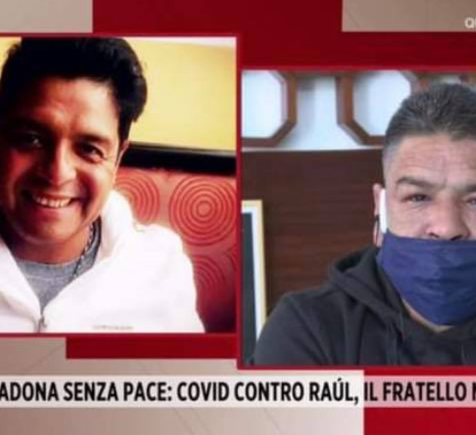 “Raul Maradona ricoverato in terapia intensiva a 45 anni per il Covid”: lo sfogo del fratello Hugo a Storie Italiane