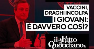 Copertina di Vaccini, Draghi dà la colpa ai giovani. È davvero così? Segui la diretta col vicedirettore Simone Ceriotti