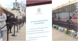 Copertina di Morto principe Filippo, coda a Buckingham Palace per deporre fiori e per vedere l’avviso ufficiale – Video