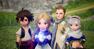 Copertina di Bravely Default 2 solo su Switch: buona storia e musiche di alto livello, poteva osare di più dal punto di vista grafico