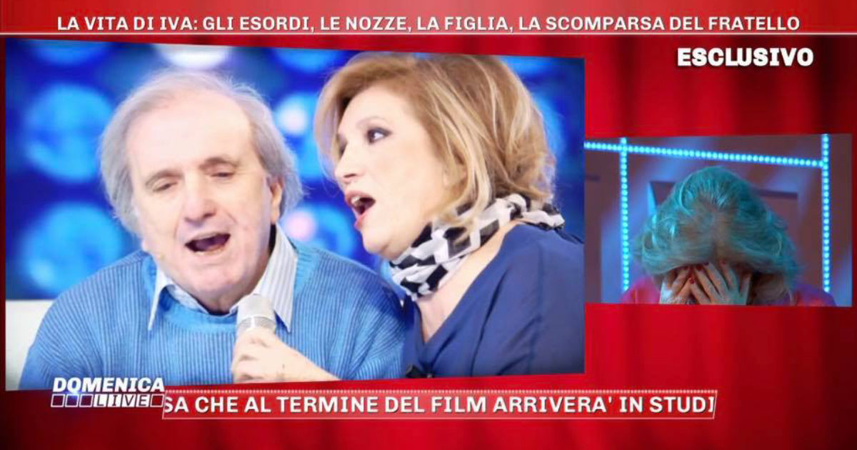 Domenica Live, Iva Zanicchi in lacrime per il fratello: “Non me l’hanno fatto vedere dopo che è morto, è disumano”