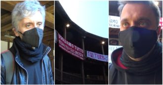 Lavoratori spettacolo occupano il Globe Theatre di Roma: “Fermi da un anno, siamo al limite. Ora riforma settore”. C’è anche Ascanio Celestini