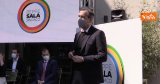 Copertina di Milano, il sindaco Giuseppe Sala svela il simbolo della sua lista civica per le prossime elezioni: “Riferimento alle olimpiadi. Idea di unione”