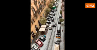 Copertina di Roma, violenta grandinata sulla Capitale: imbiancate strade e tetti – Video