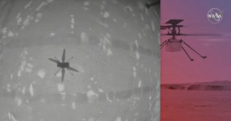 Copertina di Marte, la prima volta del drone-elicottero Ingenuity della Nasa: “Il volo è stato un successo”. Le immagini
