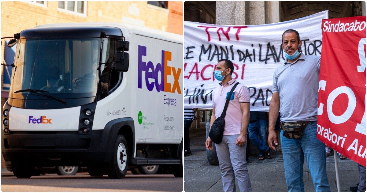 Fedex, contratti al ribasso che cancellano i premi e stabilimenti chiusi dopo gli scioperi. Così le richieste del sindacato di base restano fuori dalle trattative con il big della logistica