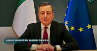 Copertina di Clima, Draghi: “Quanto fatto sin qui è insufficiente, bisogna trasformare le nostre economie su modelli di crescita più verdi”