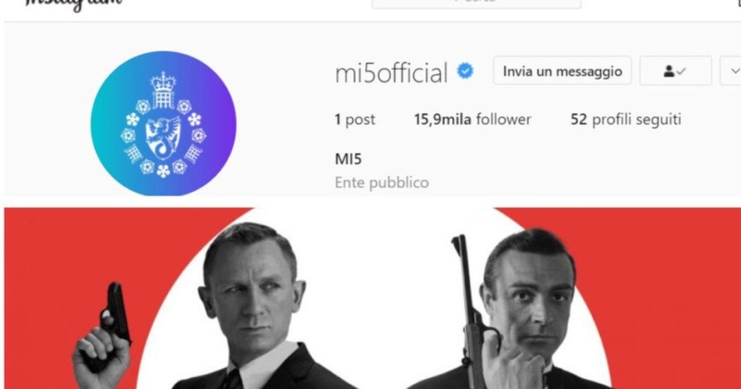 007 sbarca su Instagram: la svolta dei servizi segreti di Sua Maestà. Ecco cosa c’è dietro