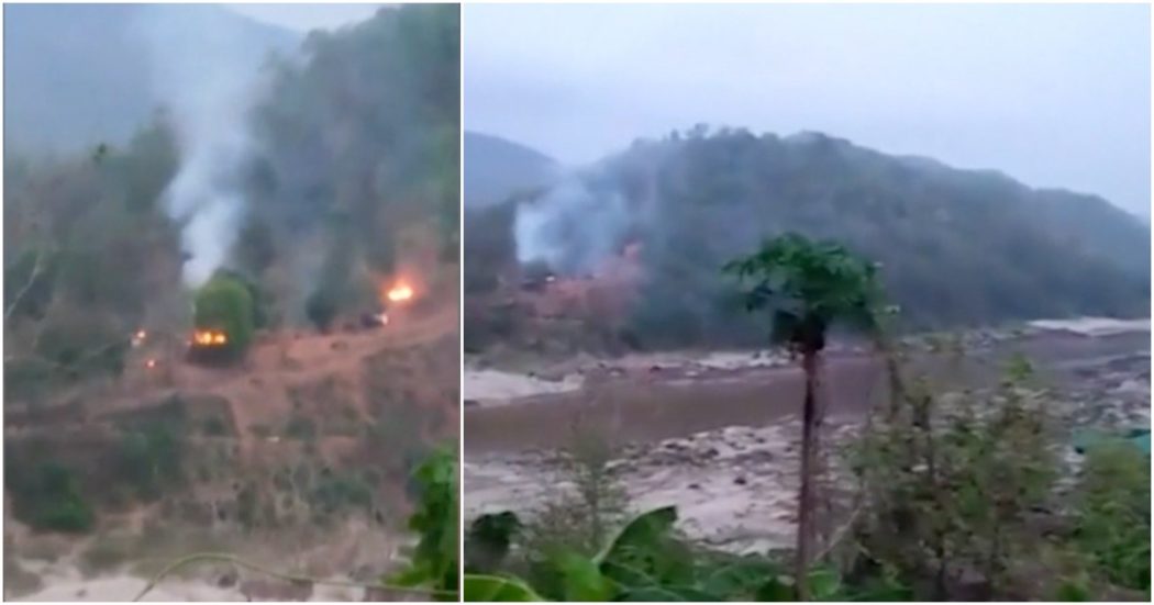 Myanmar, gruppo ribelle conquista e distrugge una base militare birmana sul confine orientale thailandese (Video)