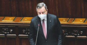 Copertina di Draghi s’appella ai “suoi” partiti: “Accettate il Piano e le riforme”