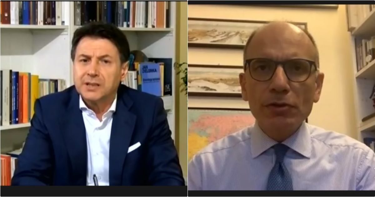 Conte-Letta, primo confronto pubblico sull’alleanza. Il leader M5s: “Movimento ci sarà e del tutto rigenerato”. Il dem: “Insieme empatia che dà fiducia ai cittadini”