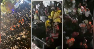 Israel, los rescatistas se abren paso entre la multitud que intenta revivir a las personas en el suelo - video