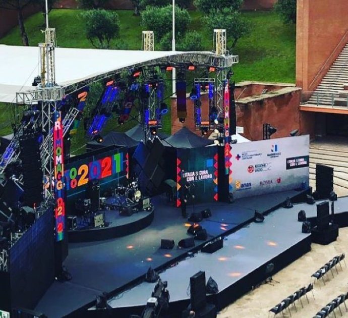 Concerto Primo maggio, torna l’evento dal vivo: 500 spettatori all’Auditorium Parco della Musica. Esibizioni fino alle 24 su Rai3