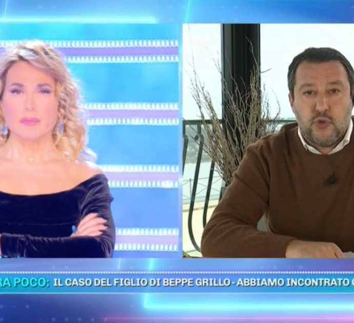 Domenica Live, Barbara D’Urso interrompe Matteo Salvini per spiegargli a cosa serve il ddl Zan: “Questo che dici non c’entra niente”