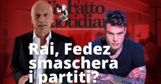 Copertina di Rai, Fedez smaschera i partiti? Segui la diretta con Peter Gomez