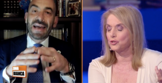 Copertina di Matteo Bassetti furibondo con Antonella Boralevi: “Ma vai affanc*lo”, poi ancora “questa non capisce niente”