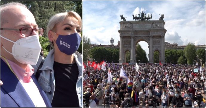 Ddl Zan In 8mila Alla Manifestazione Di Milano La Gente Vuole Questa Legge Che Non E Per Le Minoranze Ma Contro L Odio In Piazza Anche Vito Forza Italia E Pascale Il