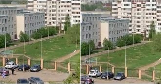 Sparatoria in Russia: alcuni ragazzi si buttano dalle finestre del secondo piano per fuggire dal killer
